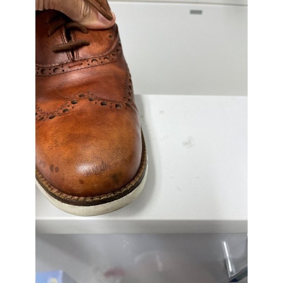 Cole Haan Brown Leather ZEROGRAND Wingtip Oxfords main image 6